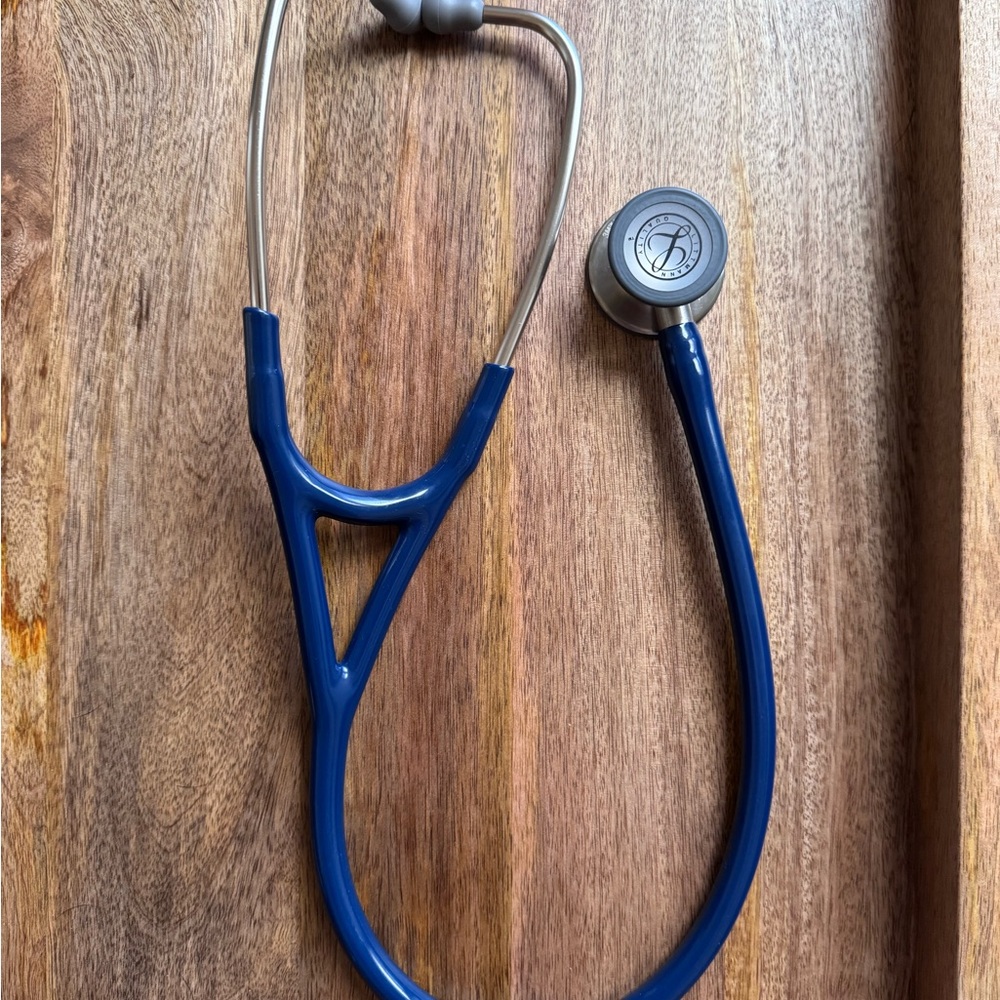 Blue 3M Littmann Cardiology IV Stethoscope with Silver Accents